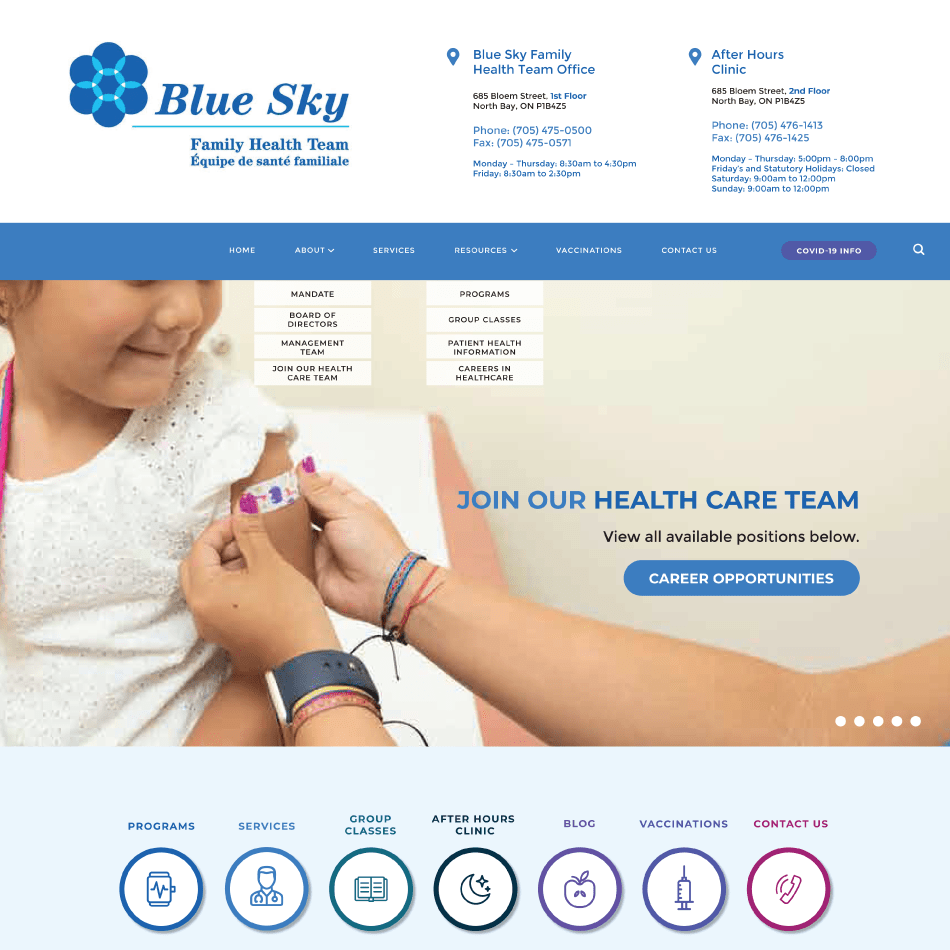 Blue Sky family Health Team